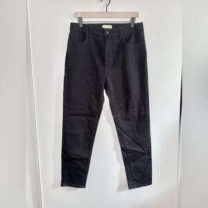 Nili Lotan And Target Jean Pants Black Cotton Spandex Blend Size 10